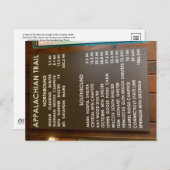 Massachusetts Appalachian Trail Postcard Postkarte (Vorne/Hinten)