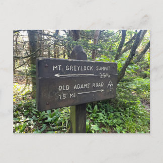 Massachusetts Appalachian Trail Postcard Postkarte