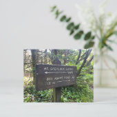 Massachusetts Appalachian Trail Postkarte (Stehend Vorderseite)