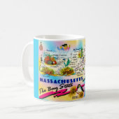 Massachusetts Bay State Karte Tasse (Vorderseite Links)
