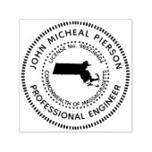 Massachusetts, beruflicher Ingenieur Permastempel (Design)