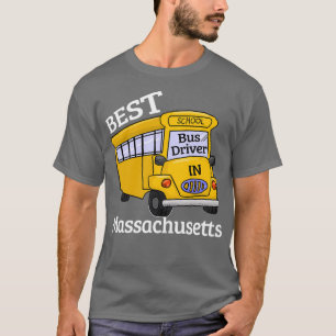 Massachusetts Bester Schulbusfahrer 2 T-Shirt
