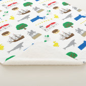 Massachusetts Blanket Sherpadecke (3/4)