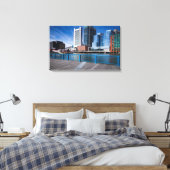 Massachusetts, Boston, Bundesstaatliche Zentralban Leinwanddruck (Insitu (Schlafzimmer))