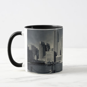 Massachusetts, Boston, Gebäude am Rowe's Wharf Tasse