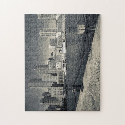 Massachusetts, Boston, Rowe's Wharf Gebäude Puzzle (Vertikal)