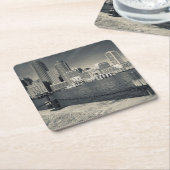 Massachusetts, Boston, Rowe's Wharf Gebäude Rechteckiger Pappuntersetzer (angewinkelt)