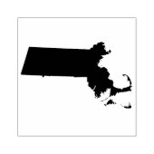 Massachusetts Briefmarke aus massivem Kautschuk Gummistempel (Prägung)