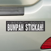 Massachusetts Bumpah Stickah! Autoaufkleber (Auf Auto)