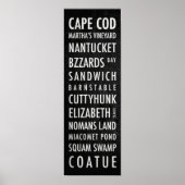 Massachusetts Bus Poster - Cape Cod (Vorne)