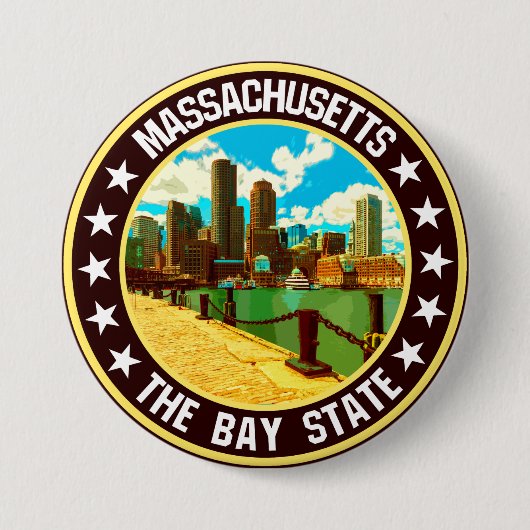 Massachusetts Button (Vorderseite)