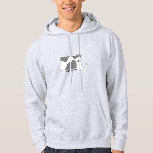 Massachusetts Catachusetts Männerhoodie Hoodie (Vorderseite)