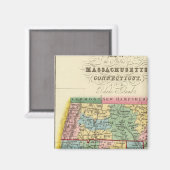 Massachusetts, Connecticut, Rhode Island Magnet (Vorderseite/Rückseite)