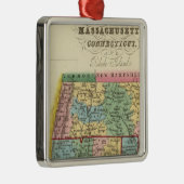 Massachusetts, Connecticut, Rhode Island Silbernes Ornament (Rechts)
