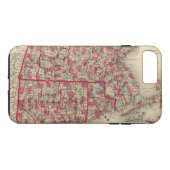 Massachusetts, Connecticut und Rhode Island Case-Mate iPhone Hülle (Rückseite (Horizontal))