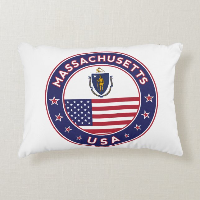 Massachusetts Dekokissen (Vorderseite)