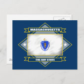 Massachusetts Diamond Postkarte (Vorne/Hinten)