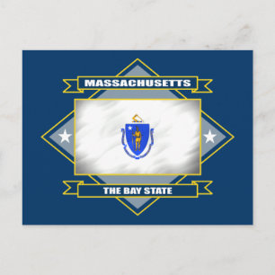Massachusetts Diamond Postkarte