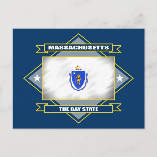 Massachusetts Diamond Postkarte (Vorderseite)