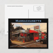 Massachusetts Diner Postcard Postkarte (Vorne/Hinten)
