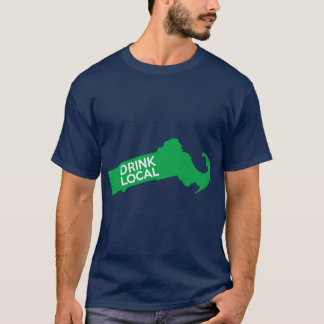 Massachusetts Drink Local MA Green Oversifiziert T-Shirt