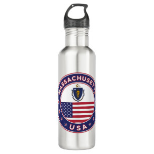 Massachusetts Edelstahlflasche