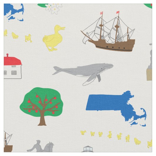 Massachusetts Fabric Stoff (Nahaufnahme)