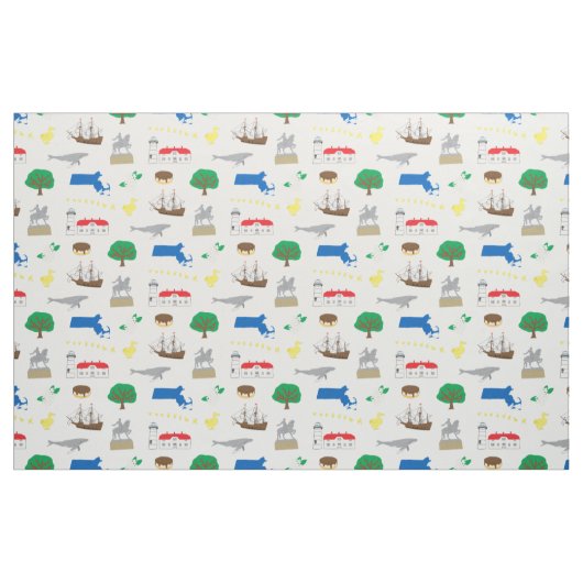 Massachusetts Fabric Stoff (Fat Quarter (45,7 x 55,9 cm))