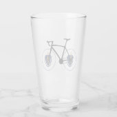 Massachusetts Flag Cycling Glas (Rückseite)