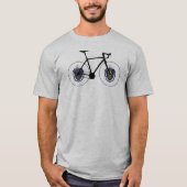 Massachusetts Flag Cycling T-Shirt (Vorderseite)