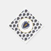 Massachusetts-Flagge, Flagge von Massachusetts Serviette (Ecke)