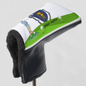 Massachusetts-Flagge Golf Headcover (3/4 Vorderseite)