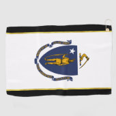 Massachusetts-Flagge Golfhandtuch (Horizontal)