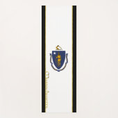 Massachusetts-Flagge Yogamatte (Vorderseite)
