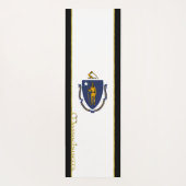 Massachusetts-Flagge Yogamatte (Rückseite)