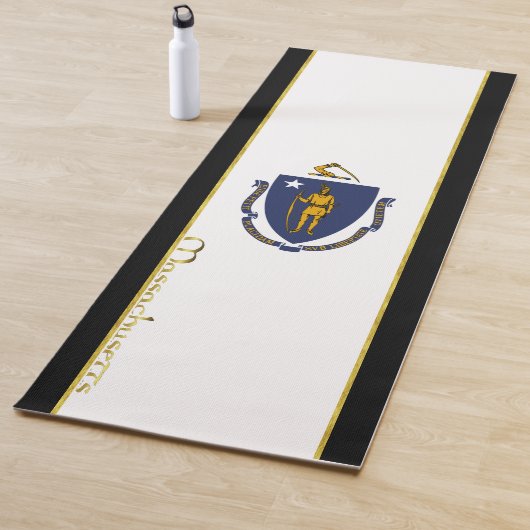 Massachusetts-Flagge Yogamatte (Beispiel)