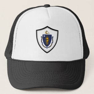 Massachusetts Flaggenhut Truckerkappe