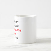 Massachusetts-Frau, großartig Kaffeetasse (Mittel)