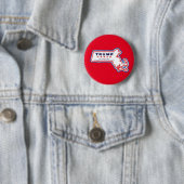 Massachusetts für Trump Pence 2020 Button (Beispiel)