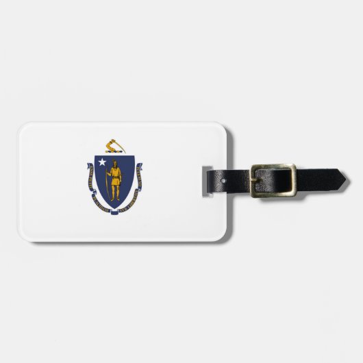 Massachusetts Gepäckanhänger (Vorderseite horizontal)