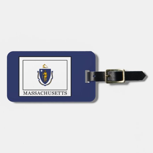Massachusetts Gepäckanhänger (Vorderseite horizontal)