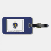 Massachusetts Gepäckanhänger (Rückseite horizontal)