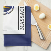 Massachusetts Geschirrtuch (Viertel Falte)