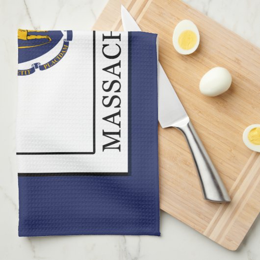 Massachusetts Geschirrtuch (Viertel Falte)