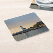 Massachusetts, Gloucester, Annisquam, Annisquam Rechteckiger Pappuntersetzer (angewinkelt)