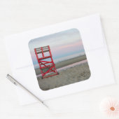 Massachusetts, Gloucester, Good Harbour Beach Quadratischer Aufkleber (Umschlag)