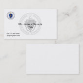 Massachusetts Großes Siegel Visitenkarte (Vorne/Hinten)