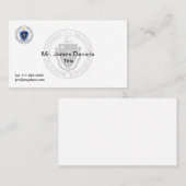 Massachusetts Großes Siegel Visitenkarte (Vorne/Hinten)