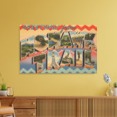 Massachusetts - Grüße vom Mohawk-Pfad 2 Leinwanddruck (Insitu (Wohnzimmer))