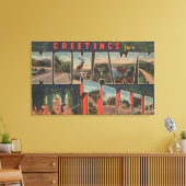 Massachusetts - Grüße vom Mohawk-Weg Leinwanddruck (Insitu (Wohnzimmer))